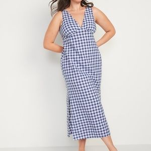 Sleeveless Linen Blend Dress